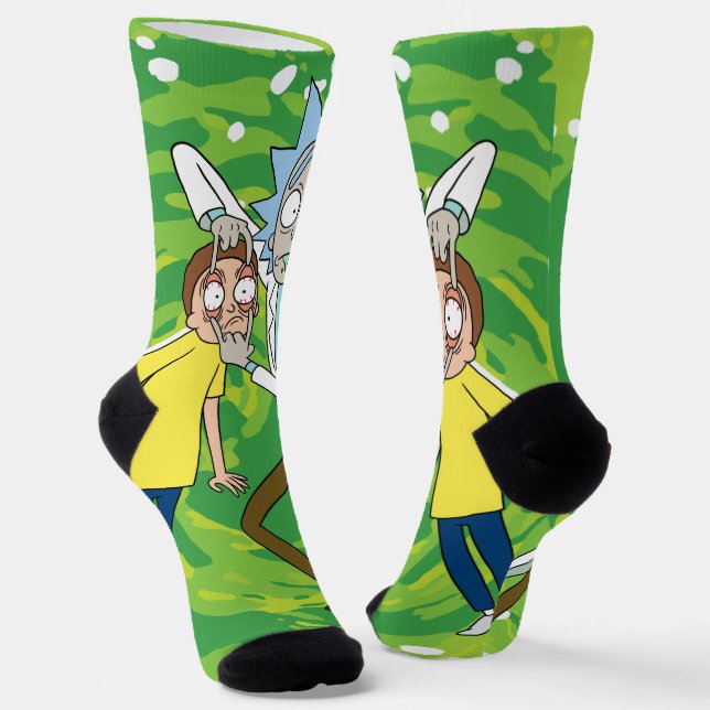 Chaussette RICK ET MORTY™ | Regardez Ces Chaussettes (Angulaire)