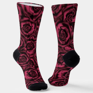 Chaussette Rose de Bourgogne