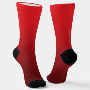 Chaussette Rouge Bourgogne Moderne Dégradé