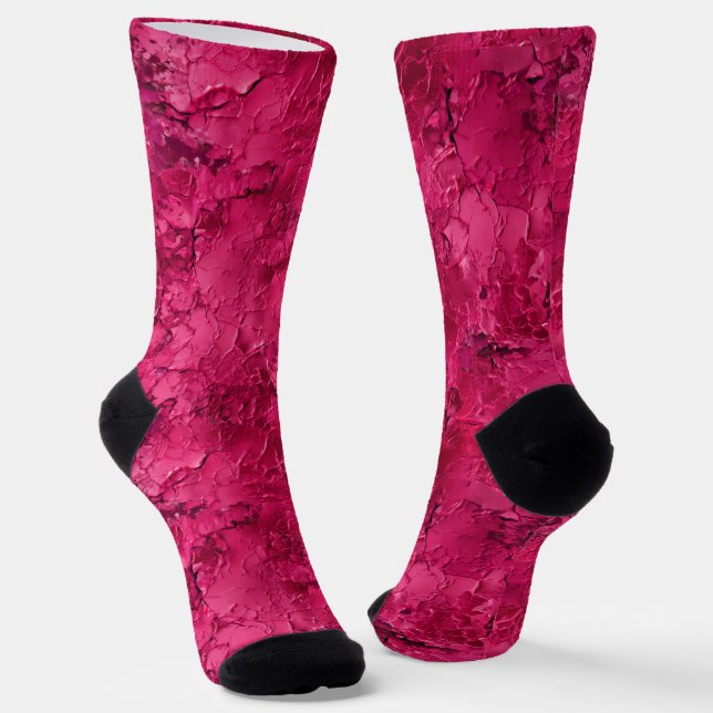 Chaussette Rouge fraise (Angulaire)