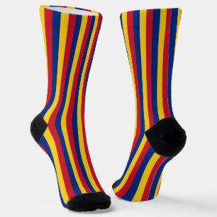 Chaussette Roumanie Chaussettes, patriotique roumain Drapeau 