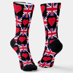 Chaussette Royaume-Uni National Flag UK Pride Patriotic