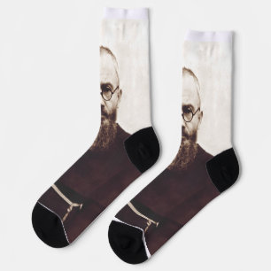 Chaussette Saint Maximilien Kolbe prêtre catholique polonais