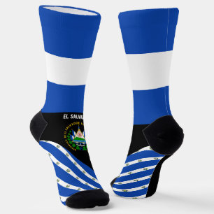 Chaussette Salvador, mode, drapeau du Salvador, patriotique