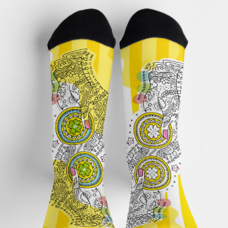 Chaussette Sana Tarot - Two of Pentacles