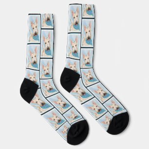 Chaussette Scottish Terrier Peinture Wheaten Original Chien A