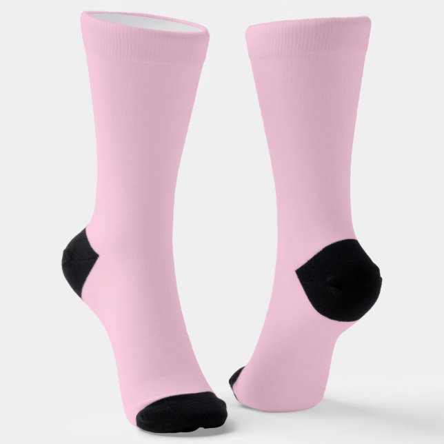 Chaussette Sensibilisation au cancer du sein clair rose clair (Angulaire)
