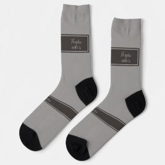 Chaussette Serious Classic Minimal Simple Grey