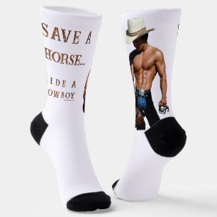 Chaussette SlipperyJoe's sauve cheval monter chapeau de cowbo