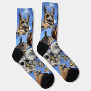 Chaussette Soarin' Hawk Birds - Premium Crew Sock