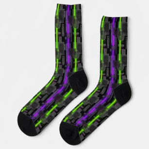 Chaussette Sockets Laser Cyberpunk