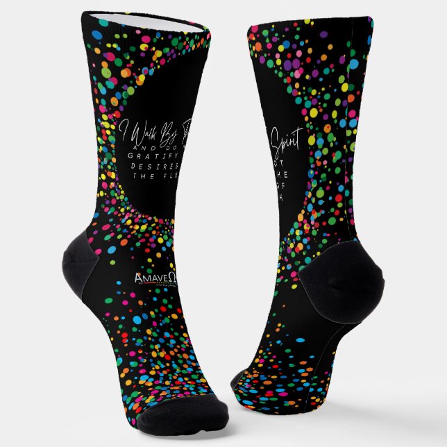 Chaussette SOCKS : Je marche par les Chaussettes Spirit (Angulaire)
