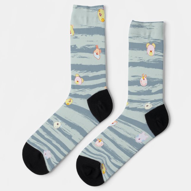 Chaussette Socks – Whimsy Faces (Gauche)