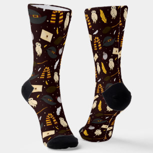 Chaussette Sorcières, sorciers et Motif magique