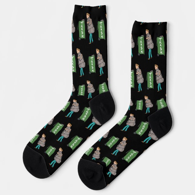 Chaussette Sortez Les Ordures (Gauche)