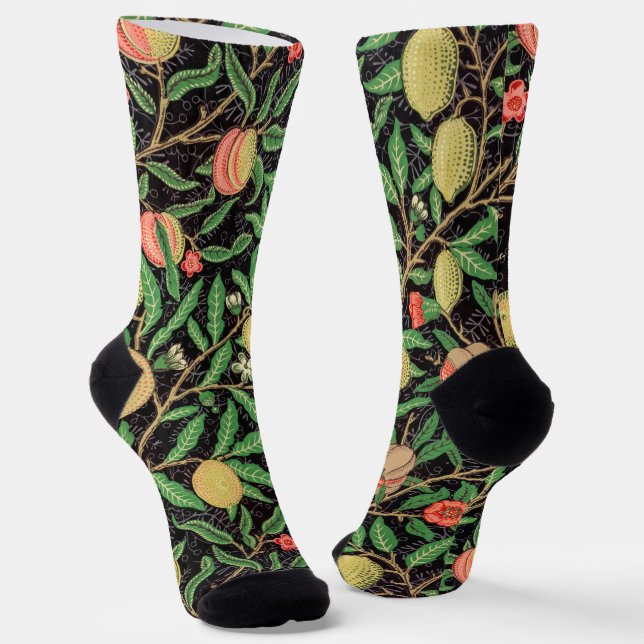 CHAUSSETTE SOUCHES MOTIFS EN POMEGRANITE EN ARBRE DE FRUITS (Angulaire)