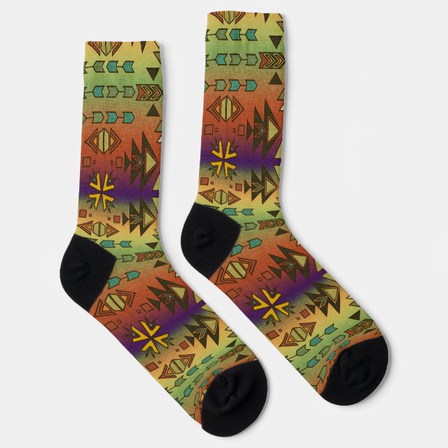 Chaussette Southwestern Desert Soirée Ciels Beaux (Droite)