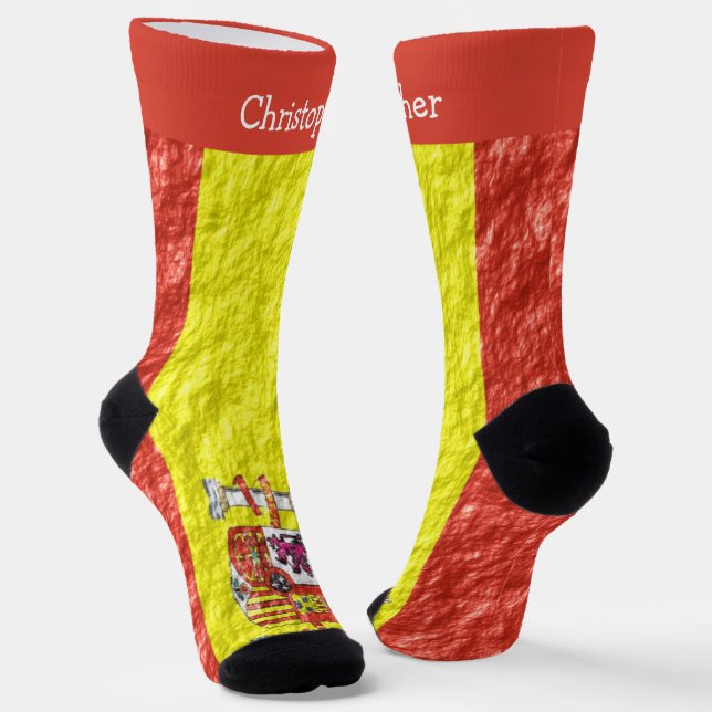 Chaussette Spanish Flag Design (Angulaire)