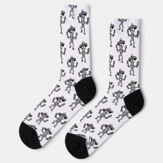 Chaussette Squelette Mexicain Dançant