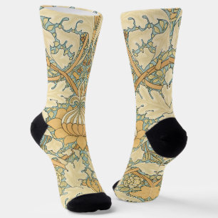 Chaussette St. James par William Morris, feuilles d'acanthe