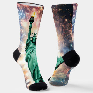Chaussette Statue De La Liberté Feu D'Indépendance, Garçons