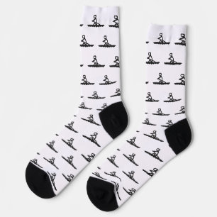 Chaussette Stickman à la rame