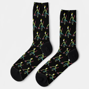 Chaussette Stickman de curling