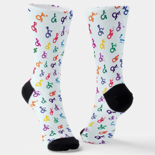 Chaussette Stickman Handicapé S'Amusant !