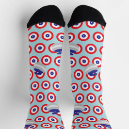 Chaussette Stones de curling et cibles