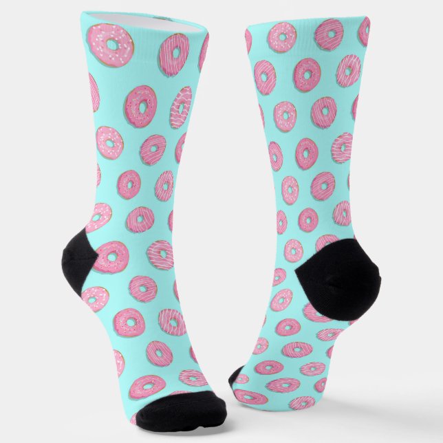 Chaussette Sugar Sweet Pink Glazed Donuts (Angulaire)