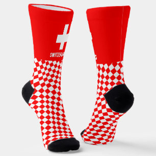 Chaussette Suisse Chaussettes, Drapeau Suisse mode / sports