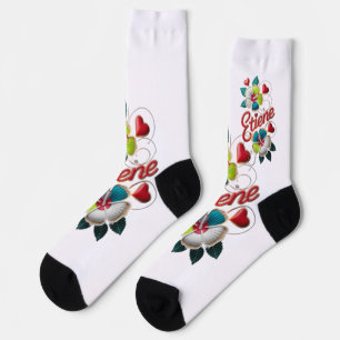 Chaussette superbe œuvre d'art :