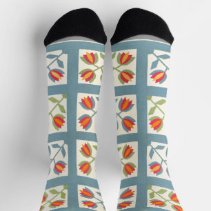 Chaussette Surface composée de tulipe