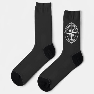 Chaussette Symbole personnalisable du monogramme étoile de la
