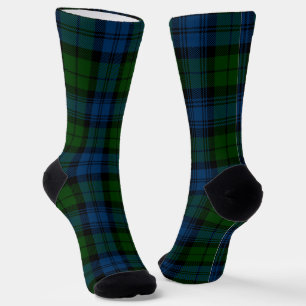 Chaussette Tartan Vert Campagnard Campbell Militaire