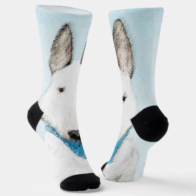 Chaussette Taureau Terrier - Cute Original Chien Art (Angulaire)