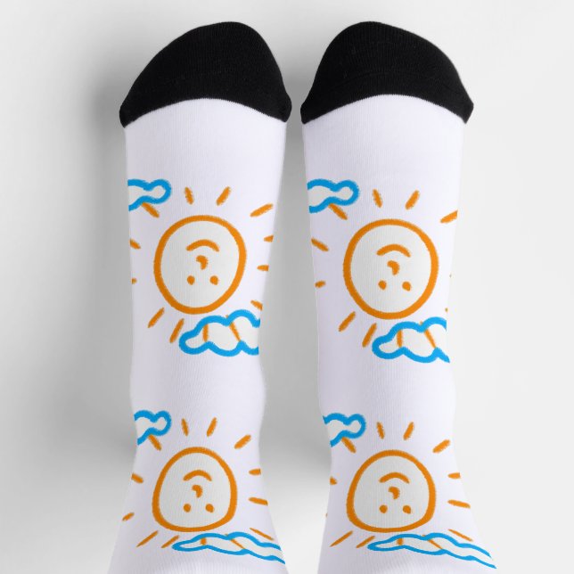 Chaussette Télécharger des enfants Dessiner Transformer des e (Haut)