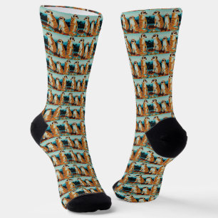 Chaussette Temps Pour Tacos Meerkat Style, Chaussettes D'Équi