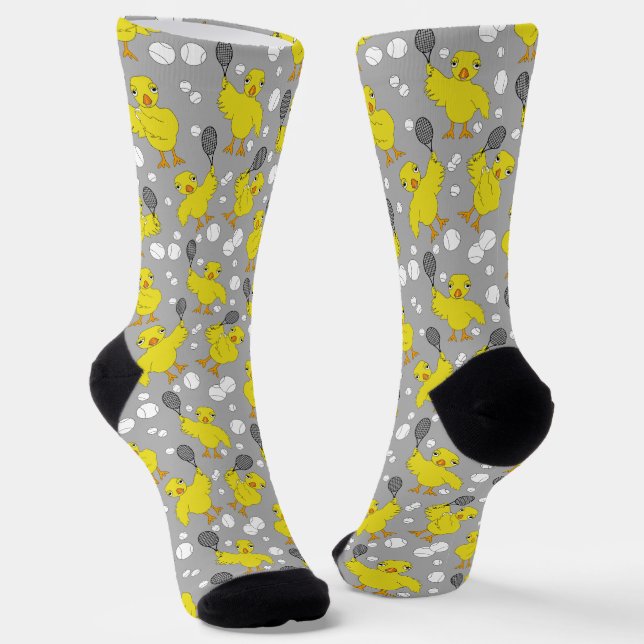 Chaussette Tennis Motif Jeu d'oreiller (Angulaire)