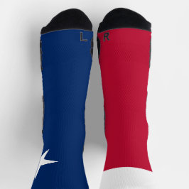 Chaussette Texas Drapeau Fière étoile solitaire Etat Texan