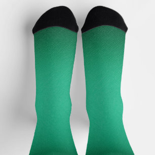 Chaussette Texture en cuir vert