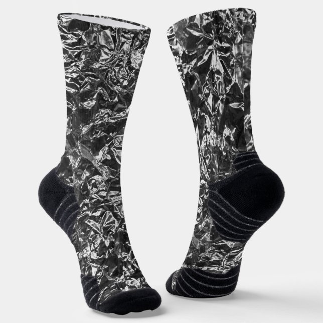 Chaussette Texture métallique de l'huile d'aluminium (Angulaire)