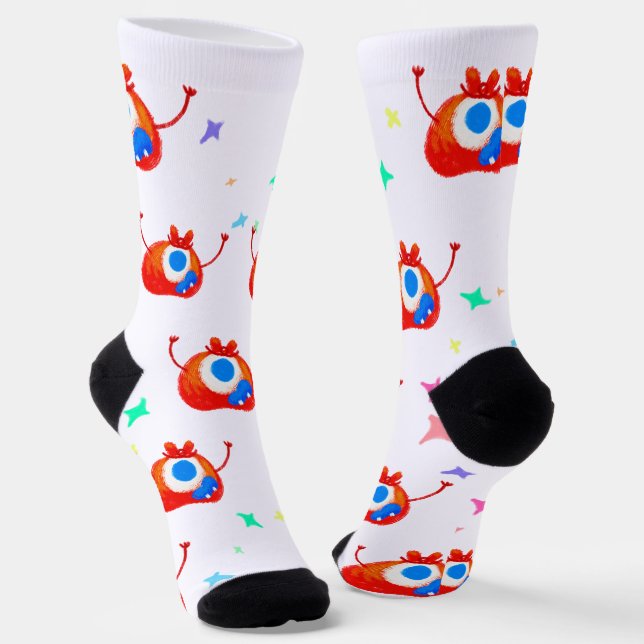 Chaussette The Glitchy Stardust Monster (Angulaire)