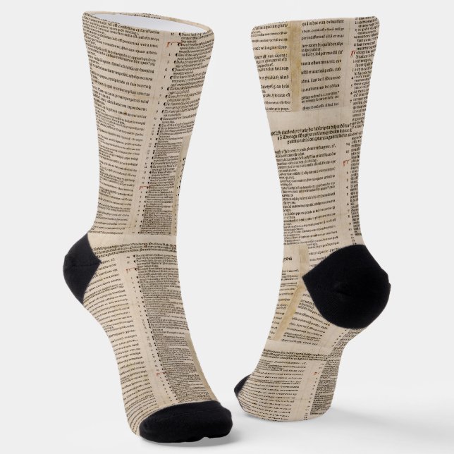 Chaussette The Ninety-five Theses (Martin Luther) (Angulaire)