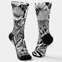 The other side – Black and White Hand-Drawn Art