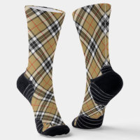 Thomson Camel Tartan Plaid Motif de la mode famili