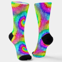 Tiedye Trippy Hippie Psychedelic Retro Monogramme