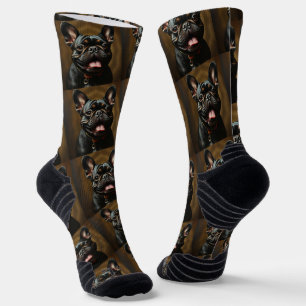 Chaussette Tigré Frenchie Bouledogue Français Chien Animal De