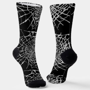 Chaussette Toiles d'araignée d'Halloween