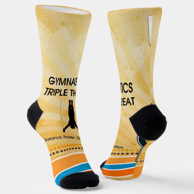 Chaussette TOP Gymnastique triple (Angulaire)